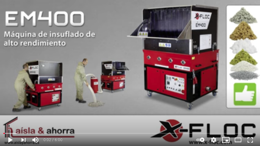 maquina EM400 X-floc