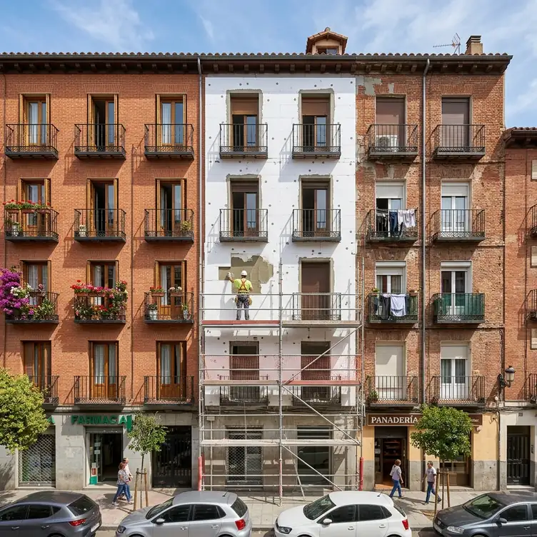 aislamiento térmico fachadas Alcobendas